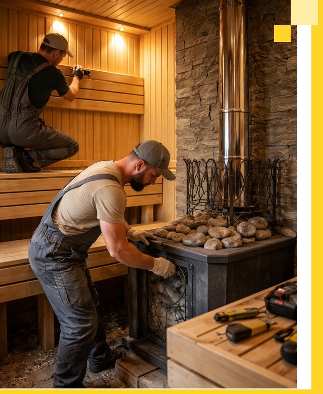 Комплексный дизайн бань, саун и зон отдыха в Нефтекамске