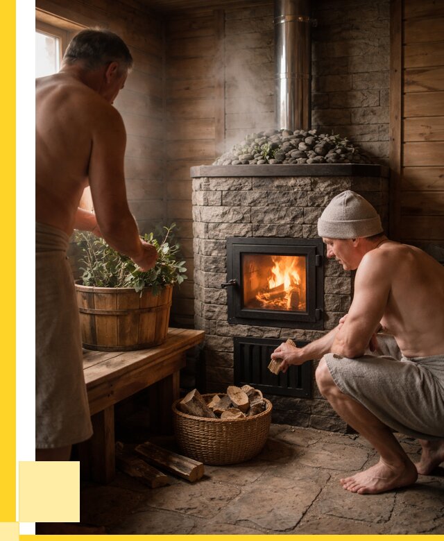 Банные печи под ключ в Нефтекамске от 46206 р. | ЭриданНтк кирпичная