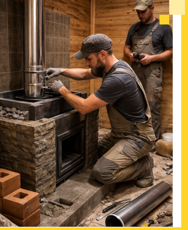 Изготовление и установка банных печей под ключ в Нефтекамске