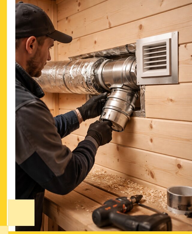 Монтаж вентиляции бани в Нефтекамске от 12322 р. | ЭриданНтк