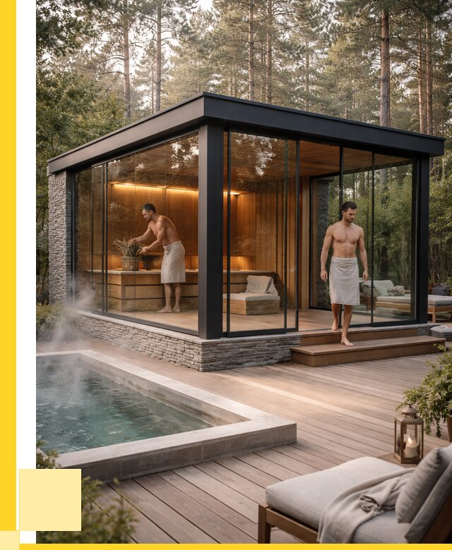 Стеклянные бани и двери в Нефтекамске от 462060 р. | ЭриданНтк