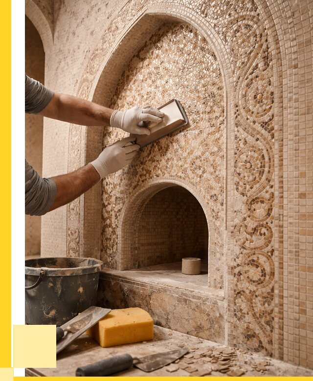 Мозаика для хамама в Нефтекамске под ключ от 5134 р. | ЭриданНтк