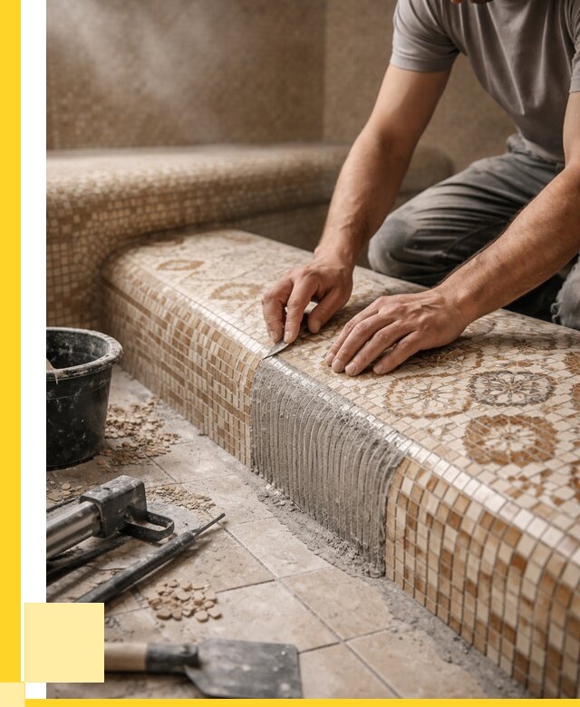 Плитка для хамама под ключ в Нефтекамске от 3594 р. | ЭриданНтк