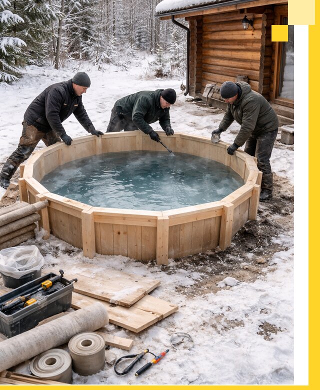 Изготовление и установка ледяных купелей под ключ в Нефтекамске